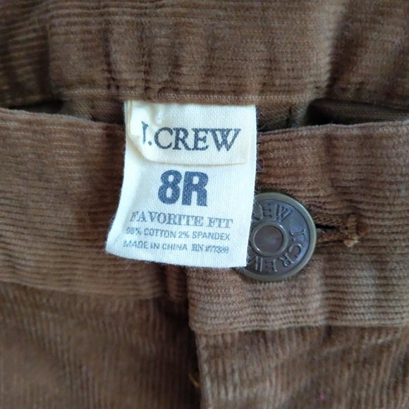 [J. Crew] Chestnut Favorite Fit Corduroy Pant - 8R - Picture 6 of 8